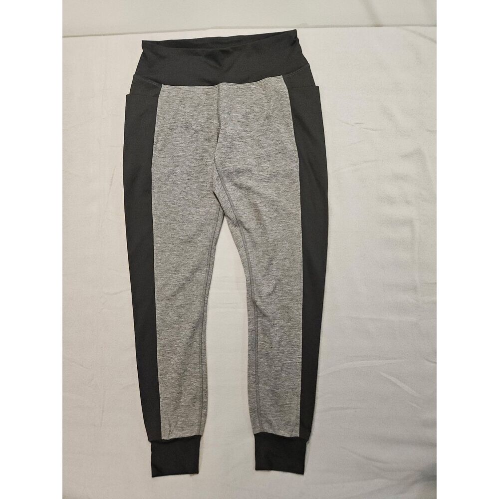 Brooks DriLayer Running Joggers Pants Women Medium M Heather Gray Pockets Active